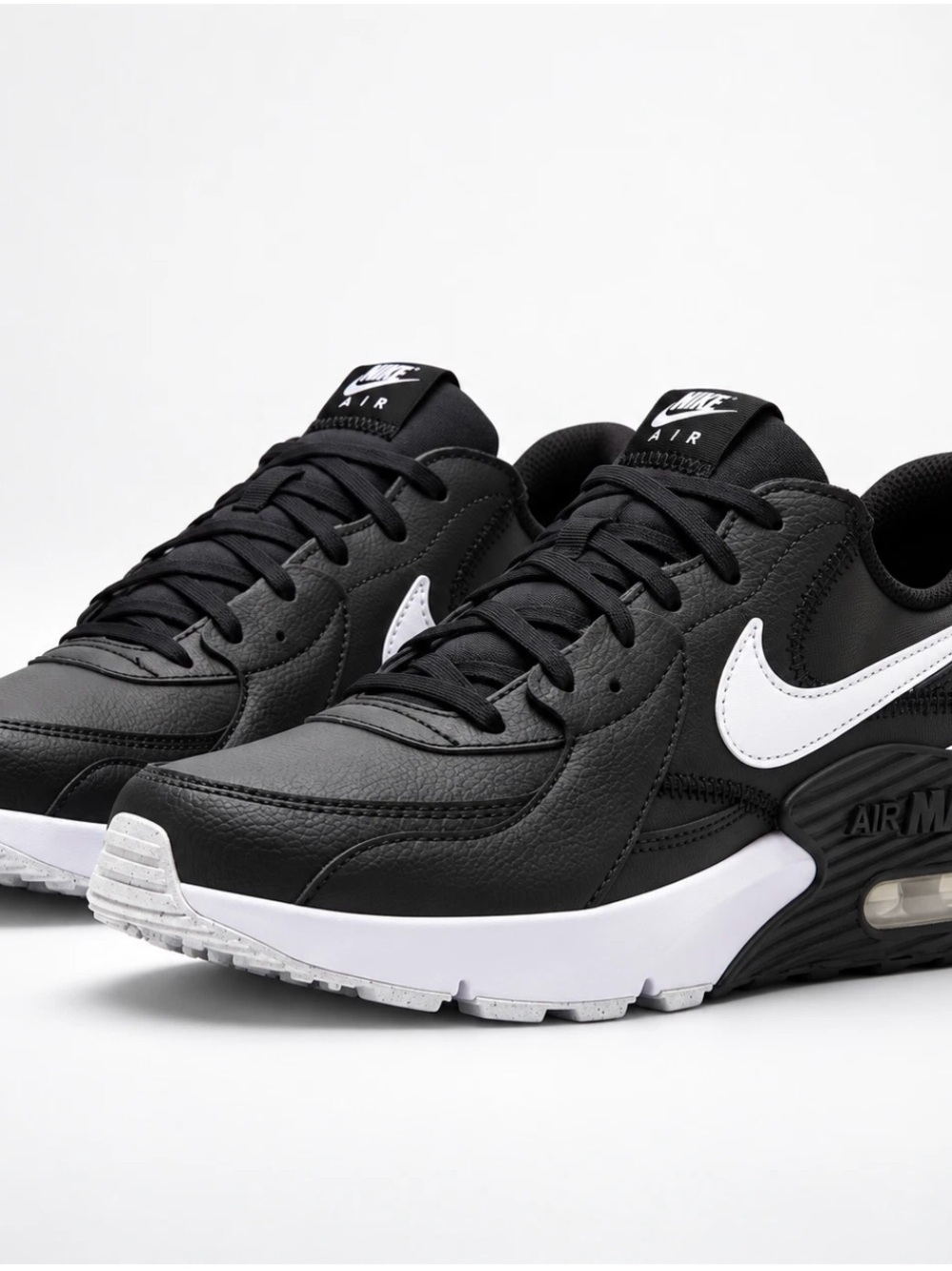 Nike Black and White Air Men's Low-Top Sneakers